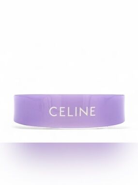 Celine Lavender Logo Headband - Women’s Hair Accessory